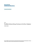 The effect of muscle energy technique on hip flexor tightness